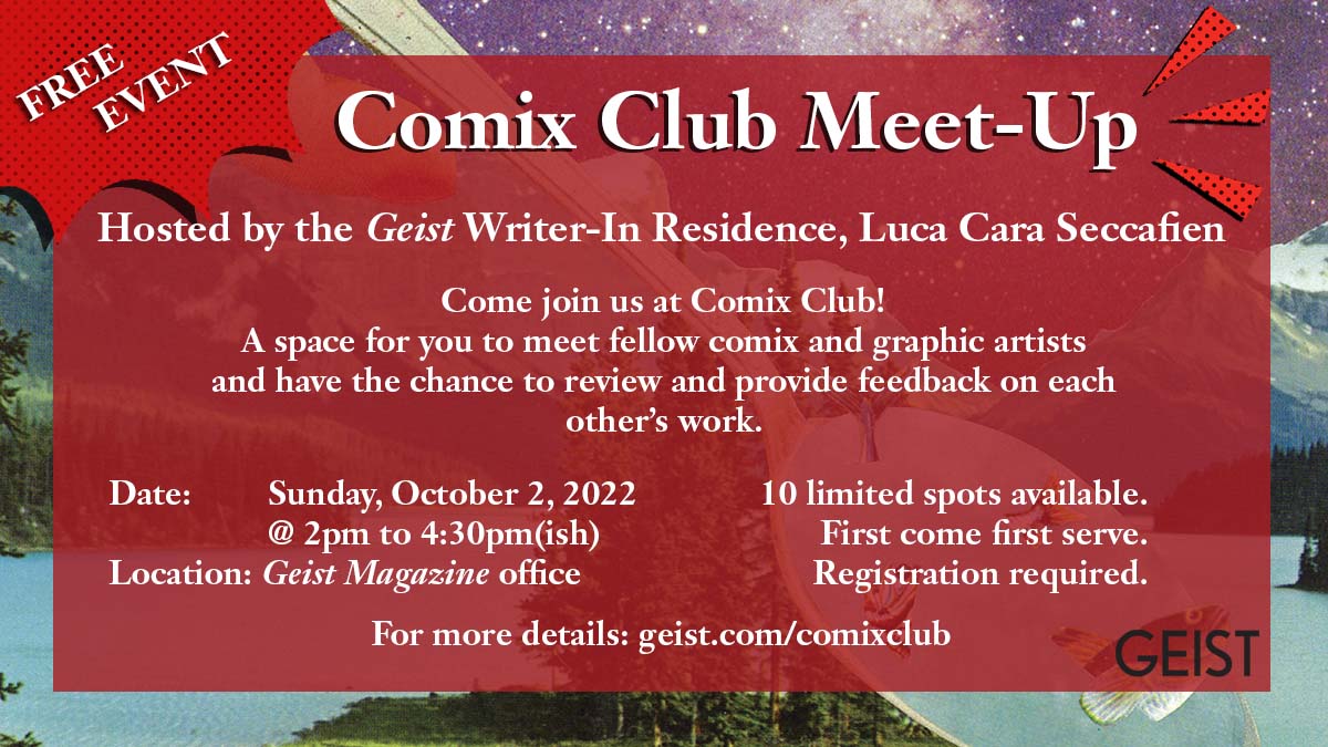 Free Event! Comix Club Meet-up!